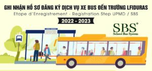 Ghi Nhận Hồ Sơ Đăng Ký Dịch Vụ Xe Bus (SBS) đến trường LFIDURAS